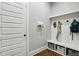 Well-organized mudroom includes built-in storage and seating at 2020 Bixby Se St, Atlanta, GA 30317