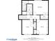 Detailed floor plan showcasing the layout and dimensions of the home's upper level at 260 Mansell Cir, Roswell, GA 30075