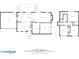 Complete home floor plans with dimensions, detailing layout of living spaces, garage, kitchen, and bedrooms at 260 Mansell Cir, Roswell, GA 30075