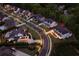 Beautiful aerial view of a neighborhood showcasing mature landscaping and traditional-style homes at 320 Dodd Ln, Alpharetta, GA 30005