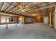 Large unfinished basement showcasing the home's frame, potential for customization at 320 Dodd Ln, Alpharetta, GA 30005