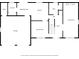 Detailed floor plan showcasing the first floor layout including room names and dimensions at 4401 Shiloh Hills Dr, Snellville, GA 30039