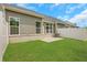 Well-maintained backyard with a concrete patio and privacy fence offers a space to relax and entertain at , Mcdonough, GA 30253