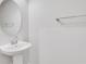 Half-bathroom with pedestal sink at , Mcdonough, GA 30253