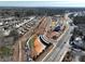 An aerial view of the community, featuring new homes, roads, and green spaces at 4814 Floydwood Ln, Mableton, GA 30126