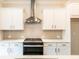 Modern kitchen design with stainless steel range hood and appliances at 4814 Floydwood Ln, Mableton, GA 30126