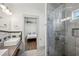 Modern bathroom with tiled shower, vessel sink, and stylish fixtures, offering a spa-like experience at 560 John Wesley Dobbs Ave, Atlanta, GA 30312