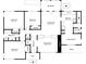 Floor plan showing layout of main floor featuring living room, kitchen, bedrooms, and bathrooms at 3435 Macland Rd, Powder Springs, GA 30127