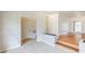 Hallway featuring unique architectural details and tile flooring leading to multiple rooms at 3435 Macland Rd, Powder Springs, GA 30127