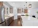 Modern kitchen with stainless steel appliances and sleek countertops at 140 Rigby Ne St, Marietta, GA 30060