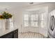 Bright breakfast nook featuring a bay window and natural light at 2510 Thorngate Dr, Acworth, GA 30101