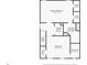 Floor plan showing the Primary Bedroom, Laundry Room, Bedroom and Bathrooms at 2510 Thorngate Dr, Acworth, GA 30101