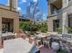 Outdoor patio with comfortable seating and stunning views of the surrounding cityscape at 3376 Peachtree Ne Rd # 56, Atlanta, GA 30326