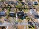 Aerial view of the home and surrounding neighborhood at 561 Ashburton Ave, Decatur, GA 30032