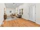 Bright living room with hardwood floors, modern furniture, and large windows creating a comfortable space at 561 Ashburton Ave, Decatur, GA 30032