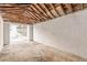 The interior of the shed features a white cinder block wall and an open entryway at 1376 Westmont Sw Rd, Atlanta, GA 30311