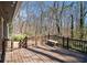 An expansive back porch for entertaining guests and enjoying your privacy at 3080 Forrest Park Se Rd, Atlanta, GA 30354