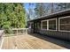 Exterior shot of a spacious deck with stairs at 3240 Pinestream Nw Rd, Atlanta, GA 30327