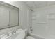 Bathroom featuring a vanity, toilet, and a shower-tub combination at 4840 Pisgah Rd, Cumming, GA 30028
