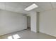 Bright bedroom space with neutral flooring, featuring a closet and a door at 4840 Pisgah Rd, Cumming, GA 30028
