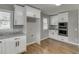 This stylish kitchen features stainless steel appliances and granite countertops at 4840 Pisgah Rd, Cumming, GA 30028