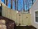 Backyard fence with gate at 1584 Carroll Nw Dr, Atlanta, GA 30318