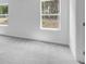 Bright bedroom with gray carpet, white walls, and two large windows at 205 Groveton Ct, Euharlee, GA 30145
