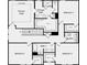 Layout of the second floor featuring the bedrooms, primary bath, and laundry room at 205 Groveton Ct, Euharlee, GA 30145
