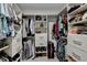 The closet is fully organized with shelves, drawers, and rods for optimal storage at 811 Pineberry Ct, Grayson, GA 30017