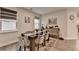Comfortable dining area featuring an elegant table, stylish chairs, and modern decor at 811 Pineberry Ct, Grayson, GA 30017