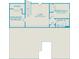 Upper level floor plan, displaying the layout of the loft, bedrooms, and additional storage space at 811 Pineberry Ct, Grayson, GA 30017