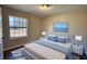 Well-lit bedroom with stylish decor, a large window, and hardwood floors at 11 Grove Ln, Hampton, GA 30228