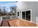 Wood deck with access to home via sliding glass door at 2150 Essex Sw Ave, Atlanta, GA 30311