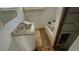 Bathroom with a tiled shower/tub combo and a granite vanity at 2317 Sheryl Dr, Decatur, GA 30032
