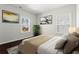 A bright bedroom with neutral walls and attractive decor at 13 Ganel Ln, Alpharetta, GA 30009