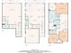 Detailed floor plan showcasing the layout of a multi-level home with clearly defined rooms and dimensions at 13 Ganel Ln, Alpharetta, GA 30009