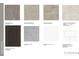 Selection of flooring, granite, cabinets, and tile samples for a modern home interior design at 1745 Lansmere Sw St, Marietta, GA 30008