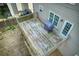 Aerial view of upper deck with grill and doorway access to house at 203 Overlook Ct, Dallas, GA 30157