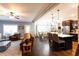 Open-concept living space with kitchen and dining area at 35 Rock Rose Dr, Covington, GA 30014