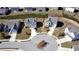 A birds eye view showcasing a community of homes at 60 Cottontail Lane, Villa Rica, GA 30180