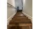 Stairway featuring wood-look steps leading to upper or lower floor at 60 Cottontail Lane, Villa Rica, GA 30180