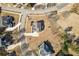 Aerial view of the home showcasing its location within a well-manicured neighborhood at 6801 Louis Dr, Locust Grove, GA 30248