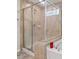 Tiled shower with glass enclosure and spa-like feel at 6801 Louis Dr, Locust Grove, GA 30248
