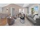 Cozy living room with hardwood floors, stylish furniture, and accent wall at 2117 Brannen Se Rd, Atlanta, GA 30316