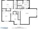 Second floor plan featuring bedrooms, bathrooms and hall dimensions for your convenience at 3595 Evonvale Overlook, Cumming, GA 30041