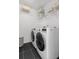 Modern laundry room with sleek appliances and ample storage space at 3595 Evonvale Overlook, Cumming, GA 30041