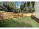 Secluded backyard featuring a privacy fence and lush greenery, ideal for outdoor enjoyment and relaxation at 510 Northridge Crossing Dr, Sandy Springs, GA 30350