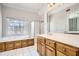 Large bathroom with soaking tub, tiled floors, a separate shower, and spacious vanity at 100 Hamilton Glen Ct, Fayetteville, GA 30215