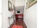 Welcoming foyer with hardwood floors leading to a staircase and spacious living area at 665 Sable View Ln, Atlanta, GA 30349