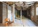 Unfinished basement with exposed beams, brick foundation, and potential for customization at 1184 Metropolitan Sw Pkwy, Atlanta, GA 30310